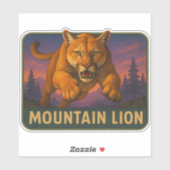 Mountain Lion Sticker (Vel)