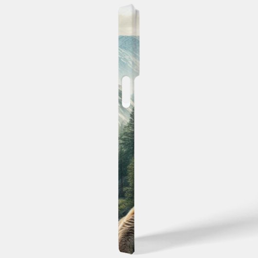 Mountain Lion Watercolor iPhone / coque ipad (Verso / Droite)