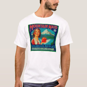 Mountain Maid Apple LabelCanada T-shirt