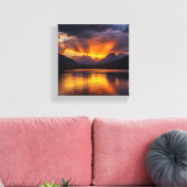 Mountain Majesty Canvas Afdruk (Insitu (Woonkamer))