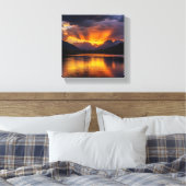 Mountain Majesty Canvas Afdruk (Insitu (Slaapkamer))
