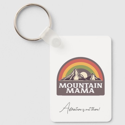 Mountain mama Adventure Sleutelhanger (Voorkant)