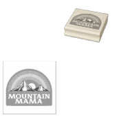 Mountain Mama Rubberstempel (Gestempeld)