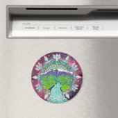 Mountain Mandala Magneet (Insitu (Vaatwasser))