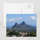 Mountain Mauritius Briefkaart (Voorkant / Achterkant)