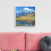Mountain Meadow Canvas Afdruk (Insitu (Woonkamer))