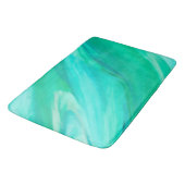 Mountain Meadow Green Abstract Badmat (Gekanteld)