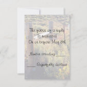 Mountain Meadow Rustic Rsvp Invitation (Dos)