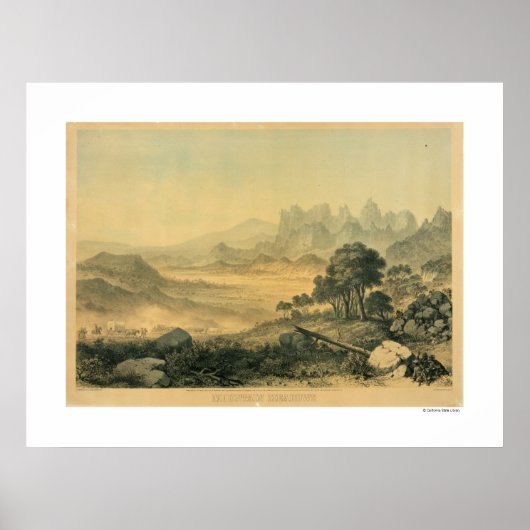 Mountain Meadows, affiche de l'Utah (Devant)