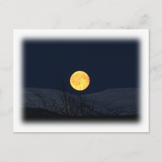 Mountain Moon Briefkaart (Voorkant)