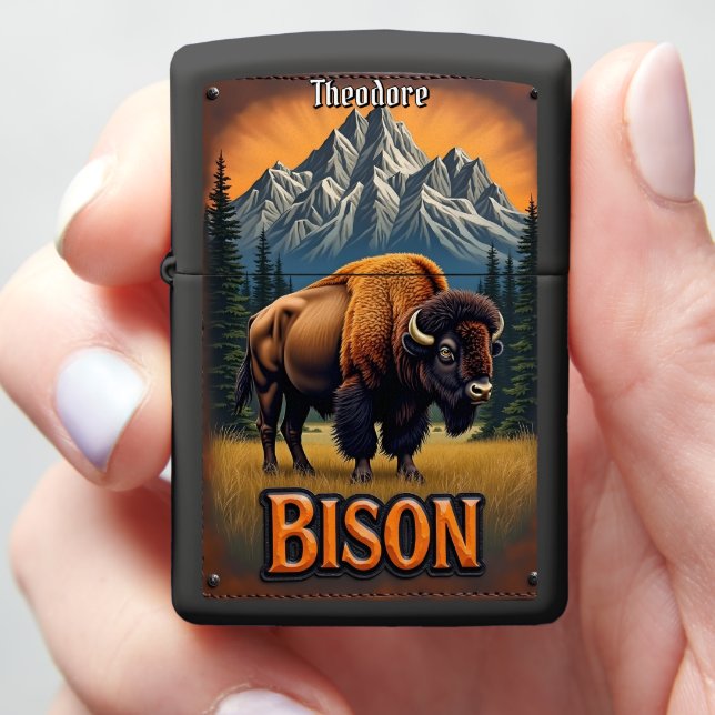 Mountain Moonlit Bison (In Hand)