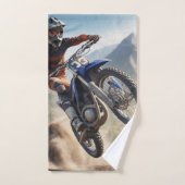 Mountain Motocross Racing Bad Handdoek (Handdoek)
