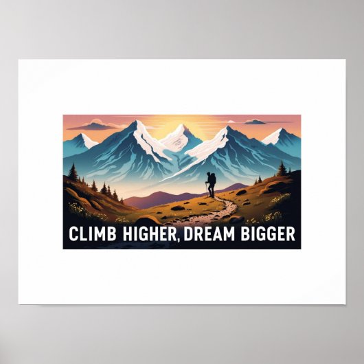 Mountain of Dreams POSTER CANVAS ART WALL DECOR (Devant)