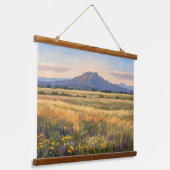 Mountain on the plain hangend wandkleed (Gebogen)