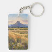 Mountain on the plain sleutelhanger (achterkant)