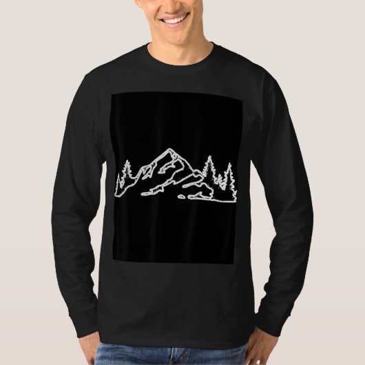 Mountain Panorama T-shirt (Voorkant)