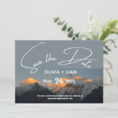 Mountain Park slaat de datum van de bestemmingsuit Save The Date (Staand voorkant)