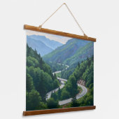 Mountain Pass Hangend Wandkleed (Gebogen)