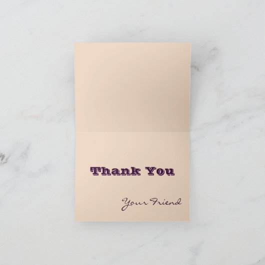 Mountain Pass - Hartelijk dank Bedankkaart (Binnen)