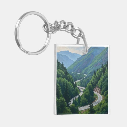 Mountain Pass Sleutelhanger (Voorkant Links)