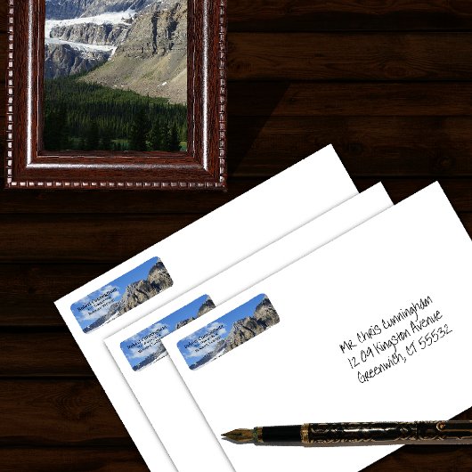 Mountain Peaks Return Address Labels