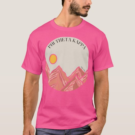 Mountain Phi Theta Kappa Actief T-shirt (Voorkant)