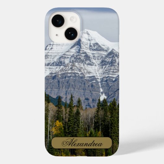 Mountain Photography, Mount Robson Case-Mate iPhone Case (Achterkant)