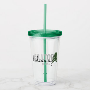 Mountain Pine Cabin Vakantiehuis - Acryl Drinkbeker