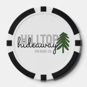 Mountain Pine Cabin Vakantiehuis - Poker Chips (Voorkant)