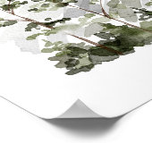 Mountain Pine Forest Wedding Welcome Poster (Hoek)