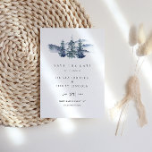 Mountain Pine Tree Photo Sla de datum Kaart op