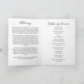 Mountain Pines Foto Viering van het leven Begrafen Programma (Binnen)