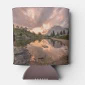 Mountain Pond aangepaste monogram koelbox Blikjeskoeler (Achterkant)