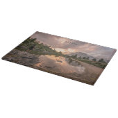 Mountain Pond aangepaste monogram snijplank (Hoek)