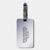 Mountain Pond Bagagelabel (Achterkant verticaal)