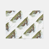 Mountain Quail van Audubon Fleece Deken (Voorkant (Horizontaal))