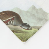 Mountain Quail van Audubon Fleece Deken (Hoek)