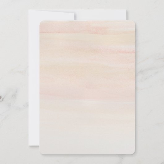 "Mountain Range" Faire-part de mariage 5 po x 7 po (Dos)