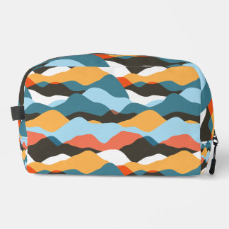 Mountain Range Waves Cosmetic Bag Toilettasje