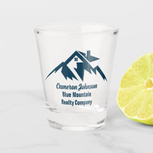 Mountain Real Estate Company Maatwerk Marketing Shot Glas