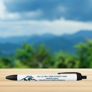 Mountain Real Estate Company Maatwerk Marketing Zwarte Inkt Pen