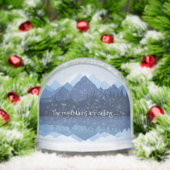 Mountain Reflections Design Snow Globe (Noël)