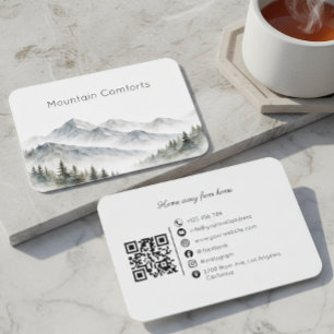 Mountain Rental Tourgids QR Code Zakelijke Kaart Visitekaartje
