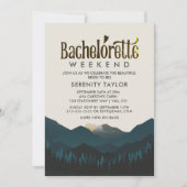 Mountain Retreat Bachelorette Weekend Invitation (Devant)