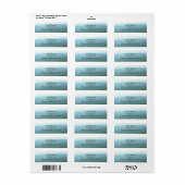 Mountain Ridge Adresetiketten Etiket (Full Sheet)