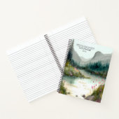 Mountain River Adventure Guest Spiral Notitieboek (Binnen)