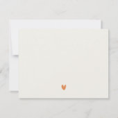 Mountain River Herfst Winterlandschap Bruiloft RSVP Kaartje (Achterkant)