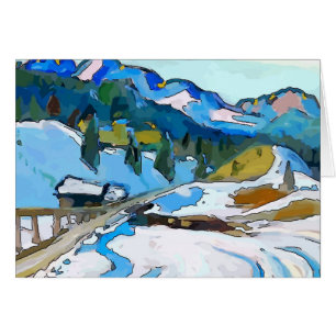 Mountain Road in Snow, voeg tekst toe