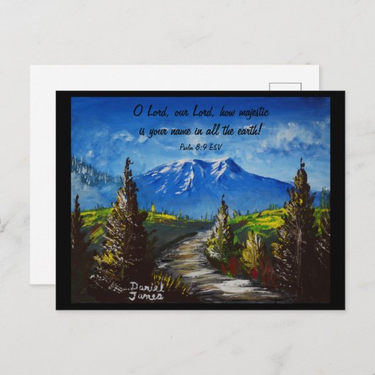 Mountain Road Scripting Briefkaart (Voorkant / Achterkant)