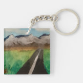 Mountain Road Sleutelhanger (Achterkant)